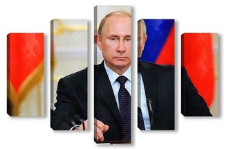 Модульная картина Путин В.В.