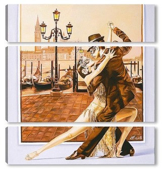 Модульная картина Венецианское танго