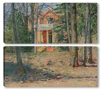 Модульная картина Дом в Вирджинии
