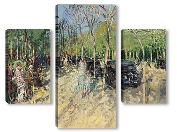 Модульная картина Весна в лесу, 1929