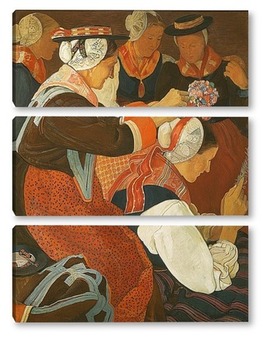 Модульная картина Невеста, 1924