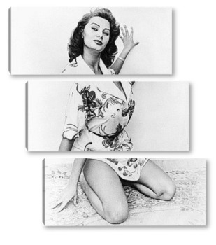 Модульная картина Софи Лорен,1953г.