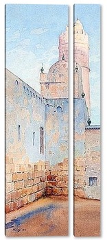 Модульная картина Мечеть в Тунисе.