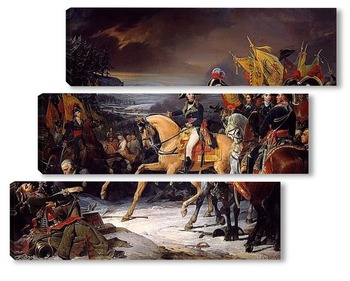 Модульная картина Битва при Гогенлиндене 3 декабря 1800 года