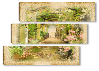 Модульная картина Парки и сады 41739