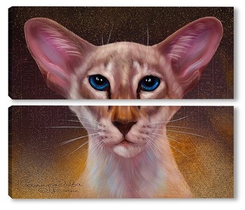 Модульная картина Египетская кошка