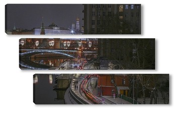Модульная картина Вид с моста