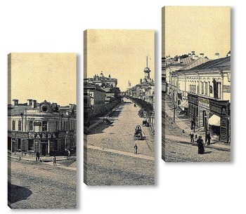 Модульная картина Новая Басманная, Москва, 1888