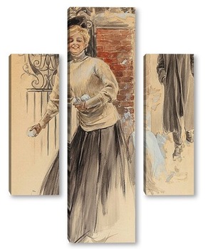 Модульная картина Еще нет - но скоро, календарь, 1907
