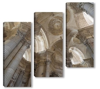 Модульная картина Своды кафедрального собора Кадиса