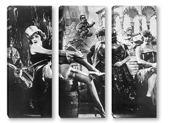 Модульная картина Марлен Дитрих в фильме<Голубые ангелы>.1930г.