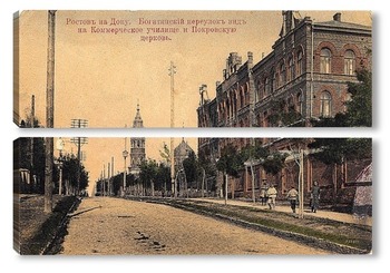 Модульная картина Ростовское коммерческое училище в деталях 1904  –  1910