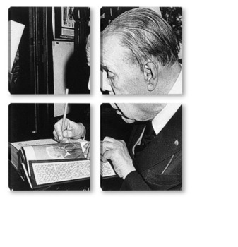 Модульная картина Jorge Luis Borges-2