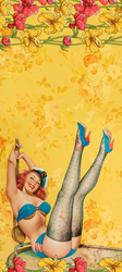    Pin up купальщица