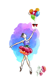    Балерина с шариками
