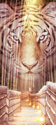 Наклейки Бенгальский тигр