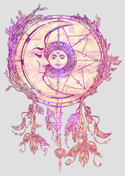    Ловец снов с перьями