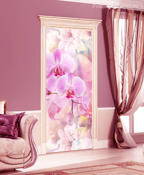 Наклейка Цветущая орхидея