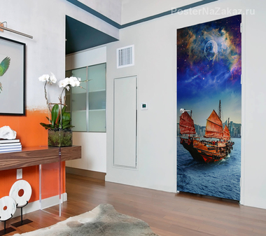 Наклейка Морской корабль