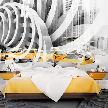 Фотообои Желтые такси Нью-Йорка