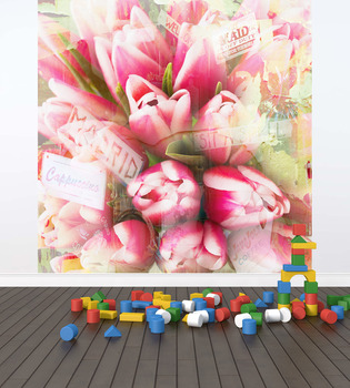Фотообои на стену Распустившиеся тюльпаны