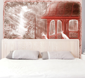 Фотообои Беседка в лесу