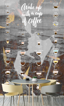 Фотообои Любовь и кофе