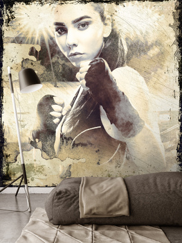 Фотообои Тренировка по боксу