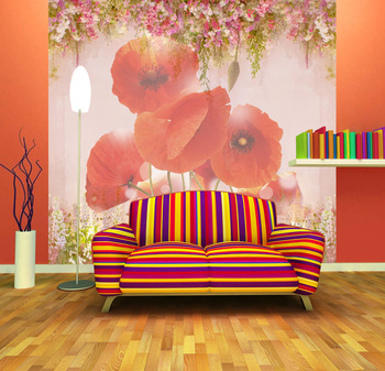 Фотообои Красные маки