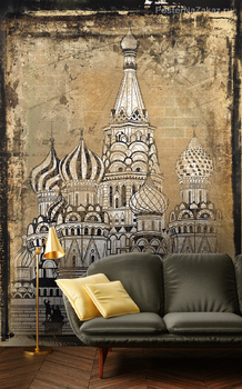 Фотообои Храм Василия Блаженного