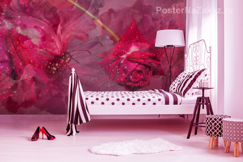 Фотообои Красная роза
