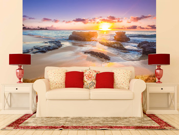 Фотообои Рассвет на берегу моря