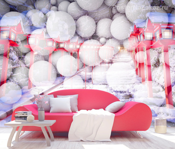 Фотообои Зимний пейзаж