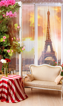 Фотообои Закат в Париже