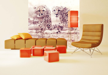 Фотообои Гепарды саванны