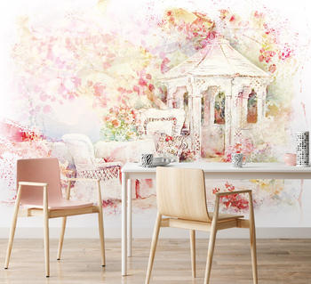 Фотообои Беседка в саду