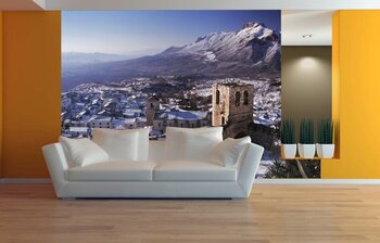 Фотообои на стену Пейзаж для интерьера с видом на горы