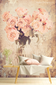 Фотообои Букет нежных роз