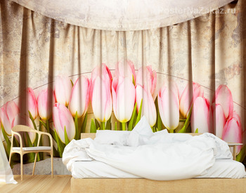 Фотообои Весенние тюльпаны