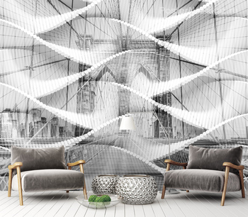 Фотообои Бруклинский мост в 3D