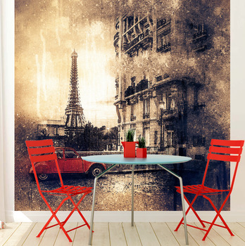 Фотообои на стену Коллаж Париж