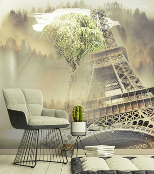 Фотообои Эйфелева башня