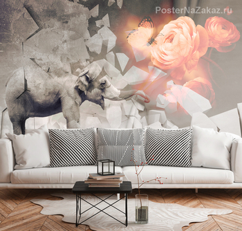 Фотообои на стену Прогулка в Париже